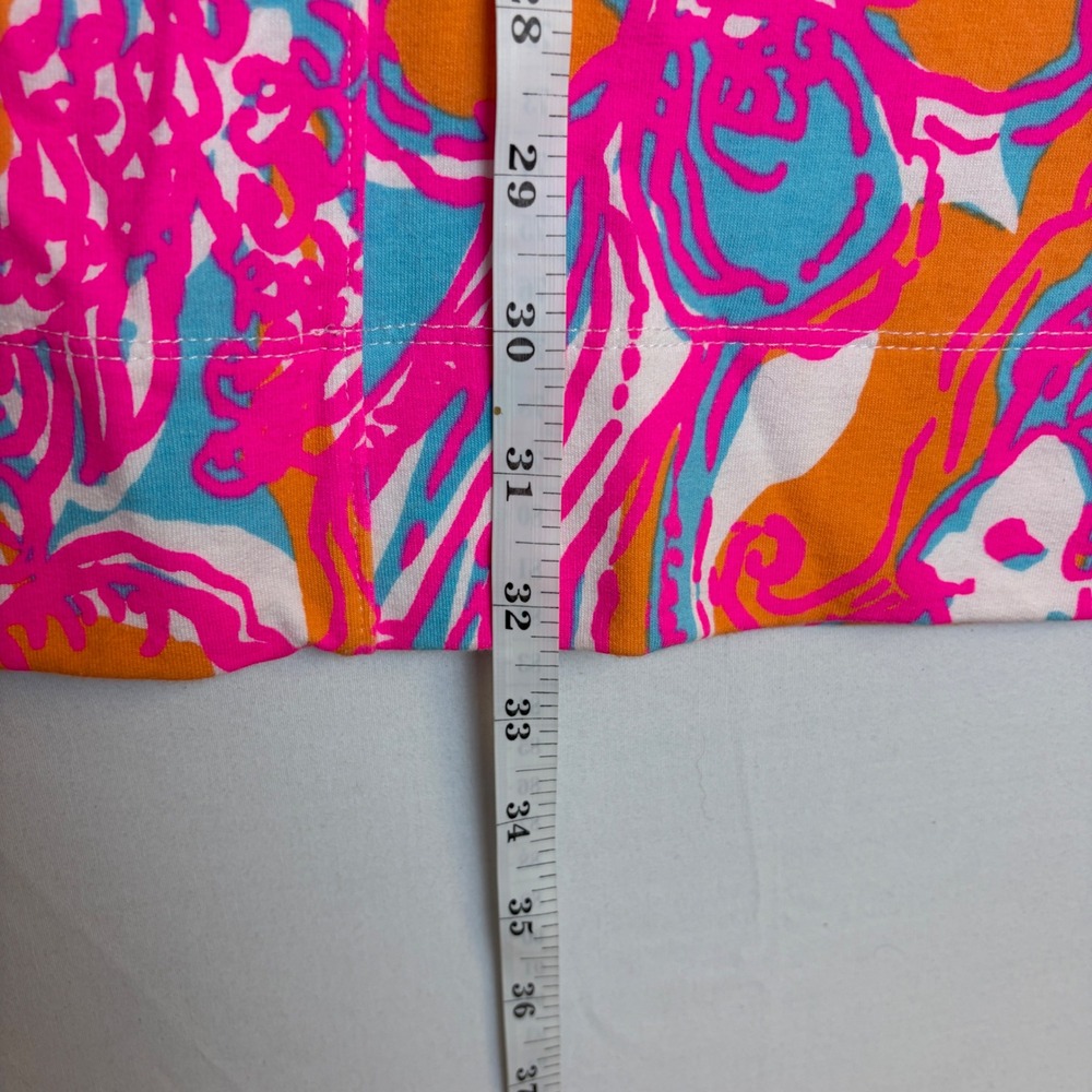 Lilly Pulitzer Shift Dress Sleeveless French Terry Cutout Back Floral XXS Resort - Picture 2 of 7